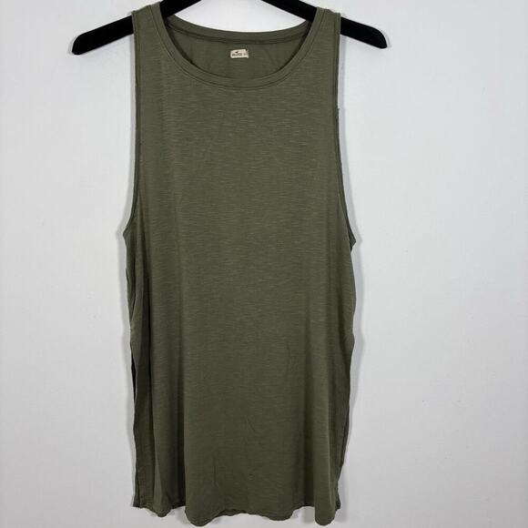 Hollister Swim Cover Up Dress Open Back Small Green Beach Summer Vacation - Picture 2 of 7